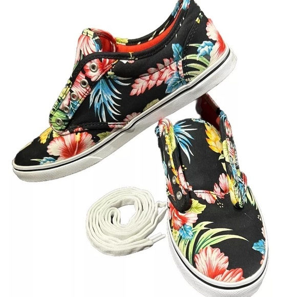 Vans Floral Slip-On Sneakers - Picture 1 of 8